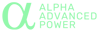 Logo for alpha advanced power